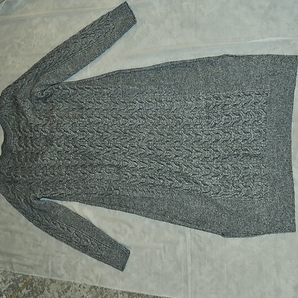 Alfani Cable-Knit Sweater Dress Large - Picture 2 of 11